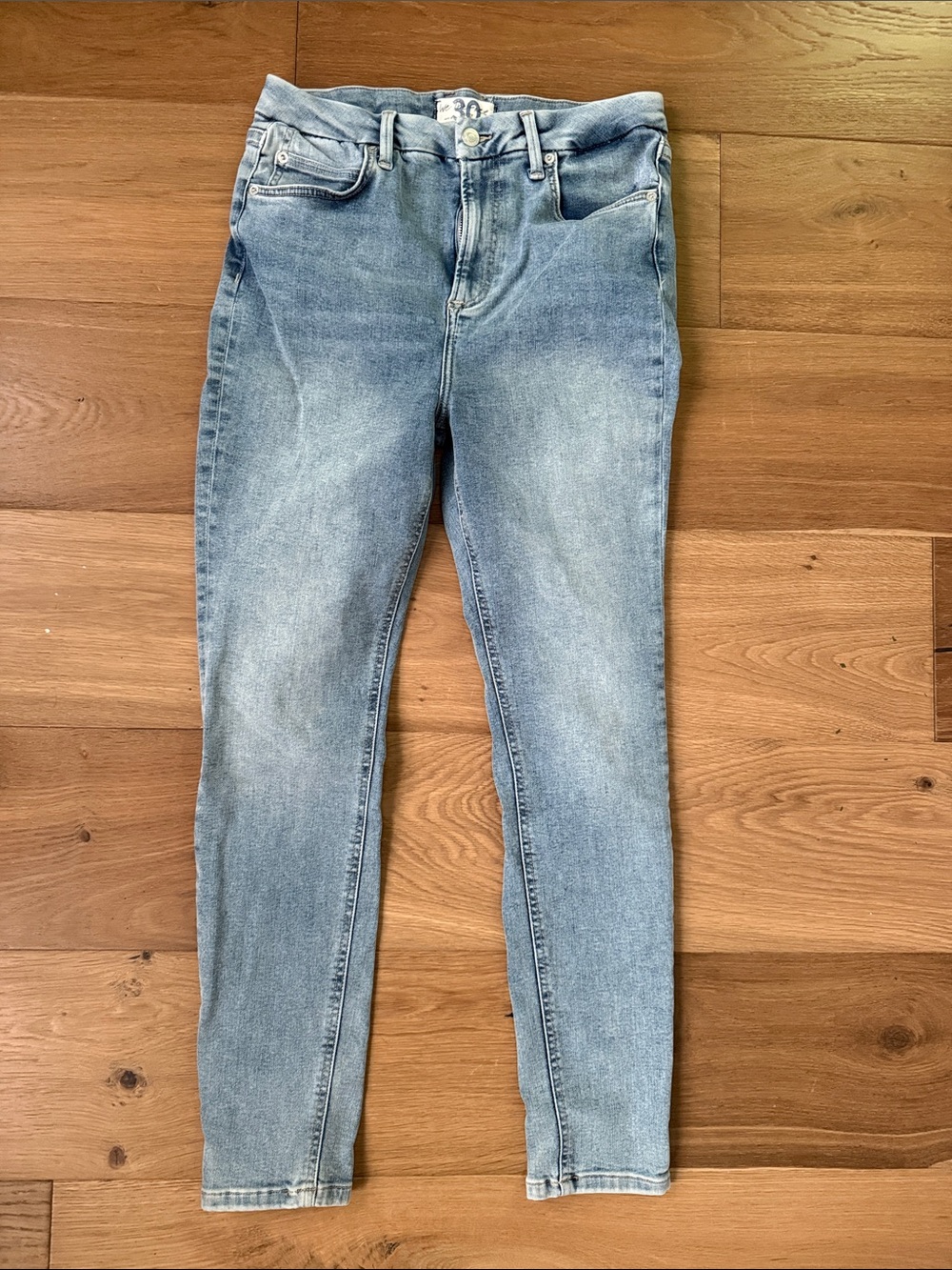 Free People High Rise Skinny, Size 30
